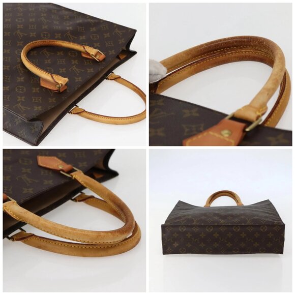 LOUIS VUITTON Monogram Sac Plat Hand Bag M51140 LV Auth 142750 - Picture 15 of 16